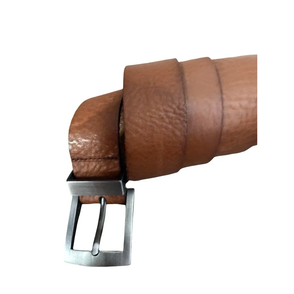 Fossil 85/34‎ Full Grain Cowhide Men's Belt Around The Waist And World